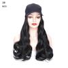 Hair Wig With Baseball Cap Straight&Wave Curly Hair Women Girl's Wigs