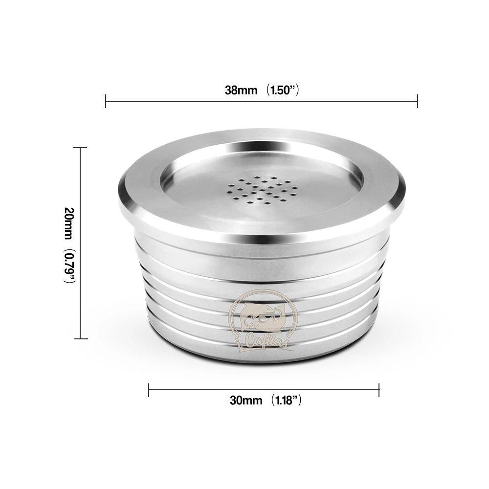 Cápsula Reutilizable Para Cafetera Delta Q Ndiq7323 Filtros de Café Recargables de Acero Inoxidable Taza Accesorios para Café