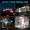 2PCS 120 LED RV Trunk Light 12v/24v Caravan Ceiling LED Trailer Motorhome Van Lorry Truck Camper Boat Light Interior Lighting
