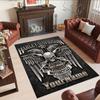 Harley-davidson Motorcycles Personalized Name Area Rug Suitable for Outdoor Game Room Foyer Dining Room Antislip Carpet Anime Office Decor