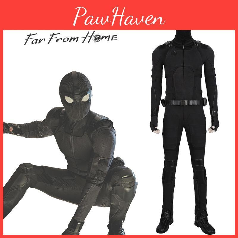 Breathable Spider-man Far From Home Cosplay Stealth Suit With Exquisite Workmanship