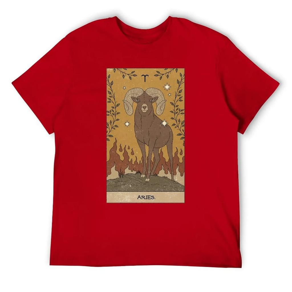 Rundhals Widder Zwölf Sternbild (16) T-Shirt Move Tees Hipster Neuheit Zuhause US-Größe