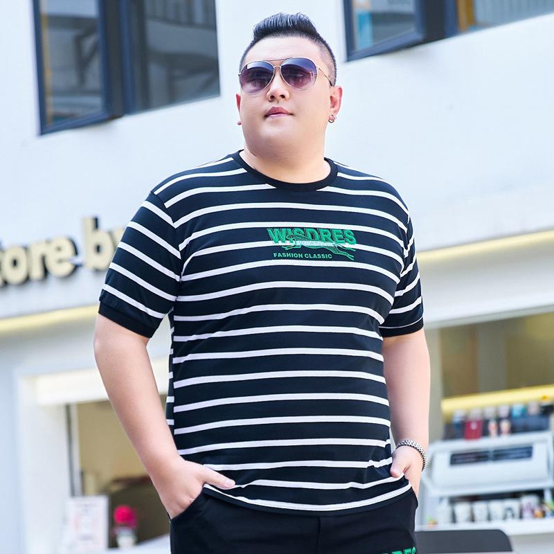 Полосатая рубашка больших размеров для мужчин больших размеров — фото 4