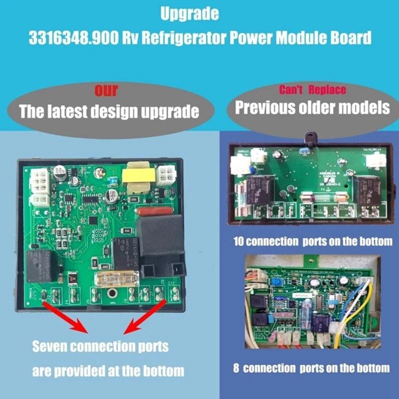 RVs Refrigerator/Fridge Power Modules Board 3316348.900,for DM2652 RM2652 NDR1062 RM2551 3316348.900