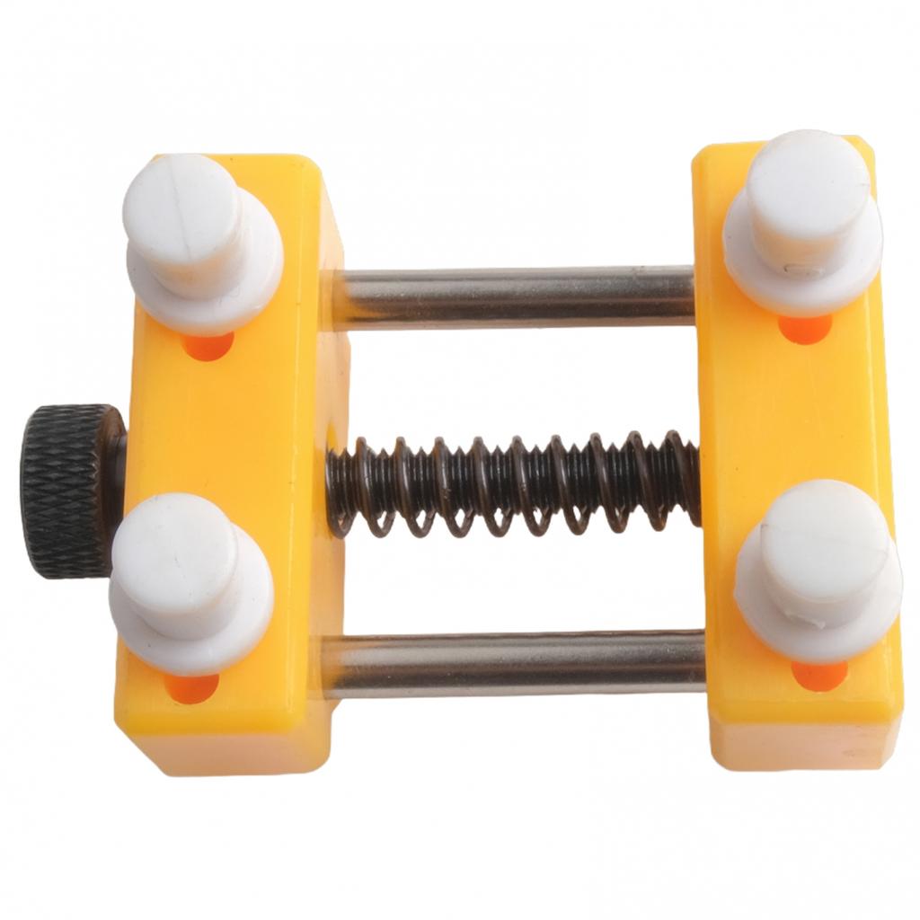 Adjustable Watch Case Holder Stand Repair Tool Stainless Steel Plastic Pins