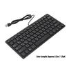 Topiky USB Keyboard, 78 Keys Russian German French Wired Computer Keyboard Mute Ultra-Thin Desktop Keyboard for Office or Home Use (Russian)