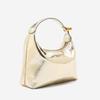 Niche cowhide handbag women's high-end leather underarm bag simple commuter handbag single shoulder crossbody lunch box bag