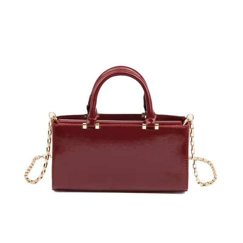 

Z Family Cross-border Women s Bag 2025 Four-season New All-match Magenta Texture High-end Single-shoulder Cross-slung Handbag вино красного