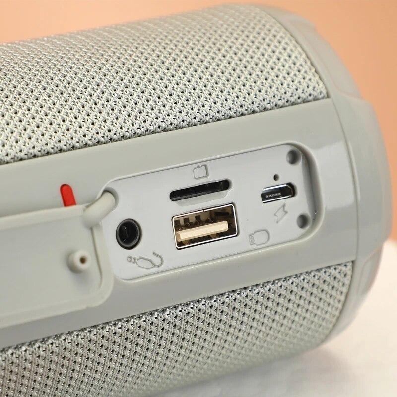 Difuzor Bluetooth fără fir, mic, portabil, dublu, card de difuzor pentru uz casnic, în aer liber, subwoofer puternic, suport pentru radio FM TF