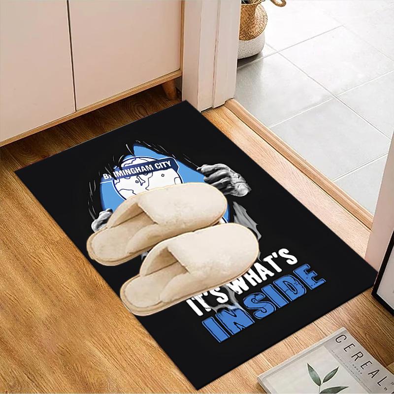 Birming-ham Football Club Printed Office Carpet Chair Cushion Entryway Rug, Rugs for Living Room, Bedroom Christmas gifts