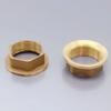 Copper Kitchen Sink Cold Hot Faucet Accessories Base Fixed Foot Screw Nut Water Tap Pipe Connector for Bathroom Kitchen Hardware