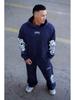YOUNGLA Men's Retro Streetwear Hoodie - New Autumn/Winter Sports Fitness Running Sweatshirt