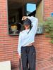 Soft Cut-Out Shoulder Sweatshirt (3 color)