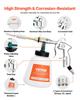 Car Cleaning Gun 6-9.2Bar High-Pressure Air Blow Gun with 1L Liquid Bottle
