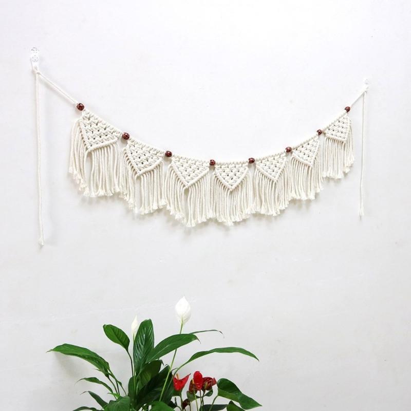 Handwovens Macrames Tapestry Wall Hanging Tapestry For Bedroom Ambiances Hanging Pendants Decoration Present for Family