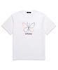 Wissi Rainbow Butterfly Short Sleeve T-Shirt (Ws016) White