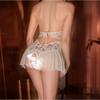 Sexy Underwear Women's Neck See-through Lace Hot Backless Deep V Onesie Women's Uniform Set Pure Desire Wind Suspender