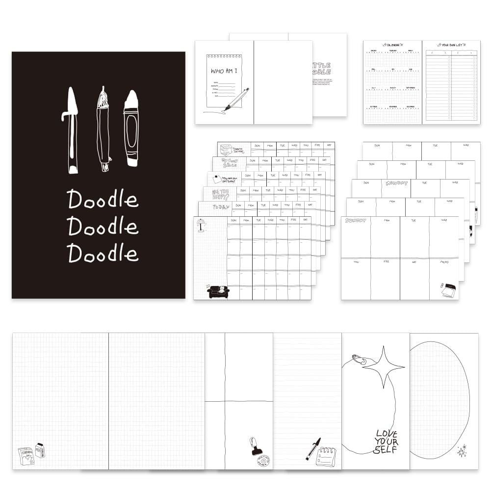 Monolike B6 Little Doodle Diary 6-Month Planner, 07. Tools Little Doodle Diary 07. Tools - Academic Planner, Weekly & Monthly Planner