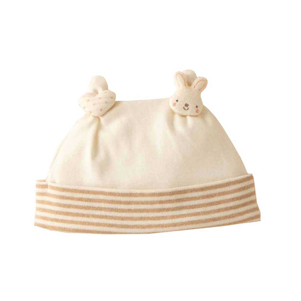 

Amorosa Mamma in Organic Cotton Baby Hat Cap Hood Baby Boys Girls 0 Years Old 1 Year Old [Amorosa mamma] [Made Japan] (Rabbit)