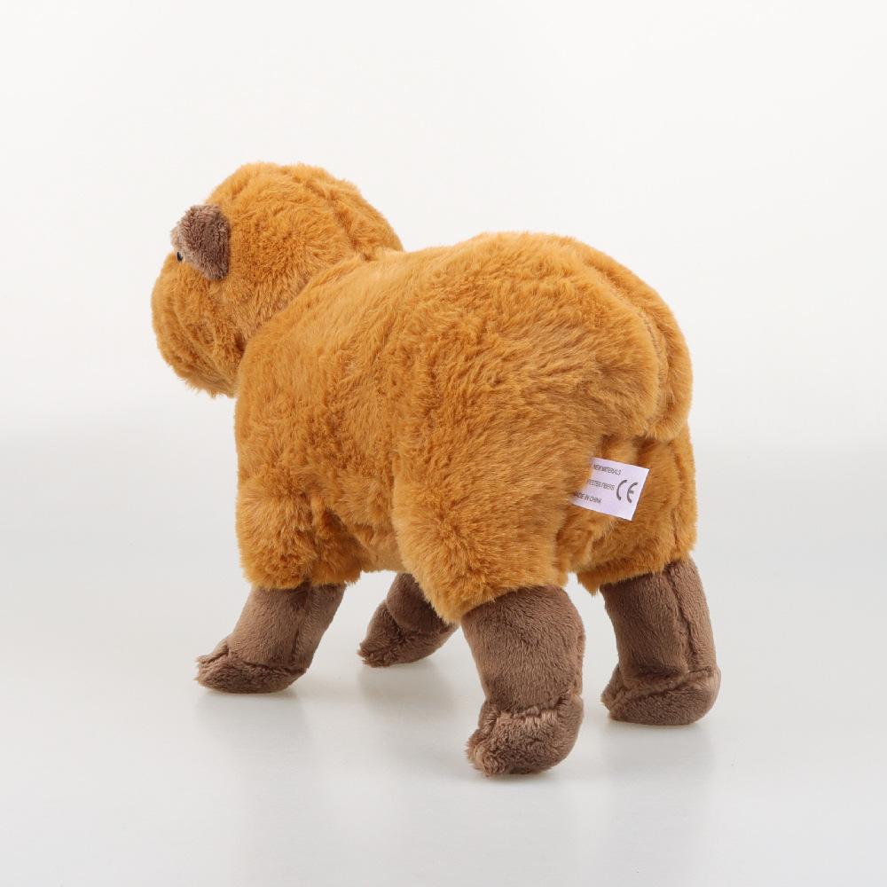 Simulation Capybara: A Plush Toy Made Of Water Dolphins, Mice, Rabbits, Fur, Moles, And Other Animals