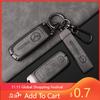 2025 Hot 2/3 Buttons Leather Car Key Cover Key Case For Mazda 2 3 6 Axela Atenza CX-5 CX5 CX-3 CX-7 CX8 CX-9 2016 2017 2018 Acce