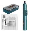 USB Rechargeable Cordless Electric Screwdriver Set Wireless Electric Drill  Repair Work