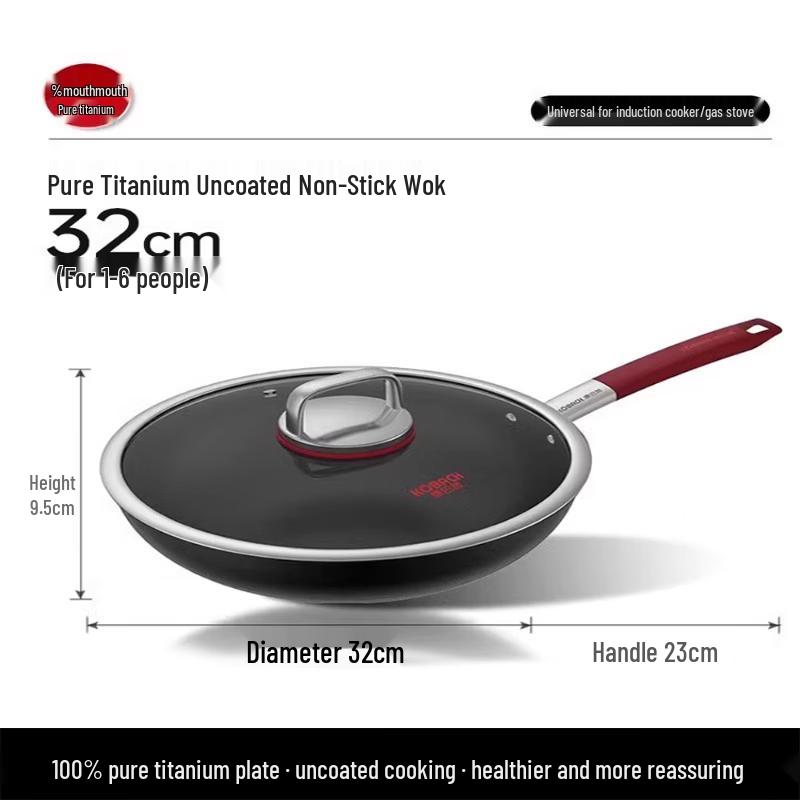 

KOBACH Titanium Non-Stick Wok 32cm