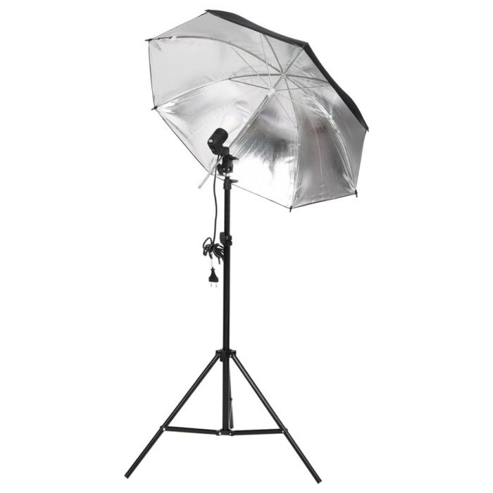 VidaXL Studio Photo Kit with Lighting and Backdrop Photography Light Background System Kit 3094708