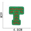 New Christmas Letter Embroidery Cloth Sticker Christmas Tree Towel Embroidery Patch Sticker Snowman Snowflake Computer Embroidery Chapter Boy