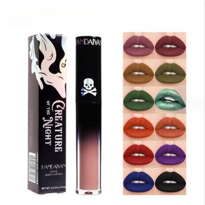 12 cores maquiagem labial copo antiaderente batom brilho labial hidratante duradouro batom cosmético brilho labial fosco esmalte à prova d' água