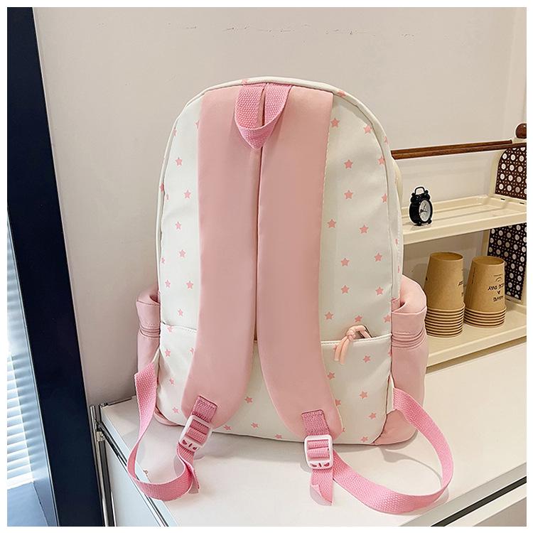 Korean Style Women's Versatile Large Capacity Backpack - Lightweight, Sweet Mori Girl Design for Middle School Students and Travel