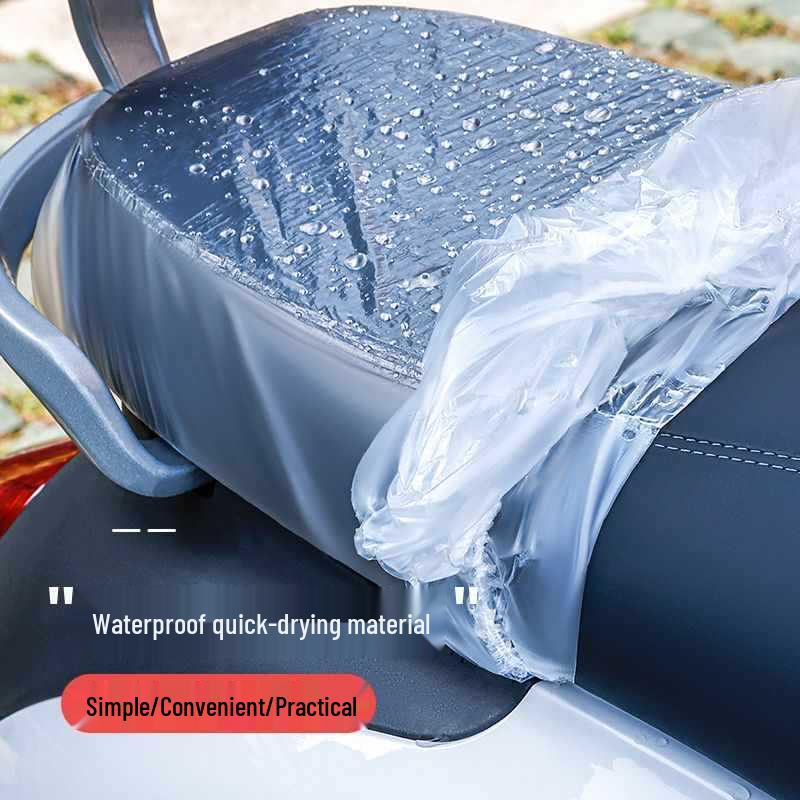 Universal Waterproof Dustproof Disposable Seat Cover for Electric Vehicles and Motorcycles