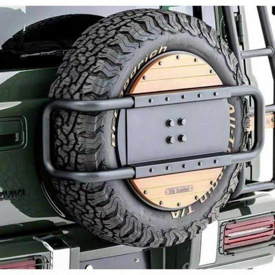 Adjustable Solid Wood Rear Spare Tire Cover for 18-25 Suzuki Jimny 3/5 Door Models