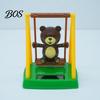 Solar Car Ornament Swinging Bear Decoration, Nodding Dashboard with Hanging Monkey Accessory Swing, Swing Toy for Office Desk Driving Fatigue Relief