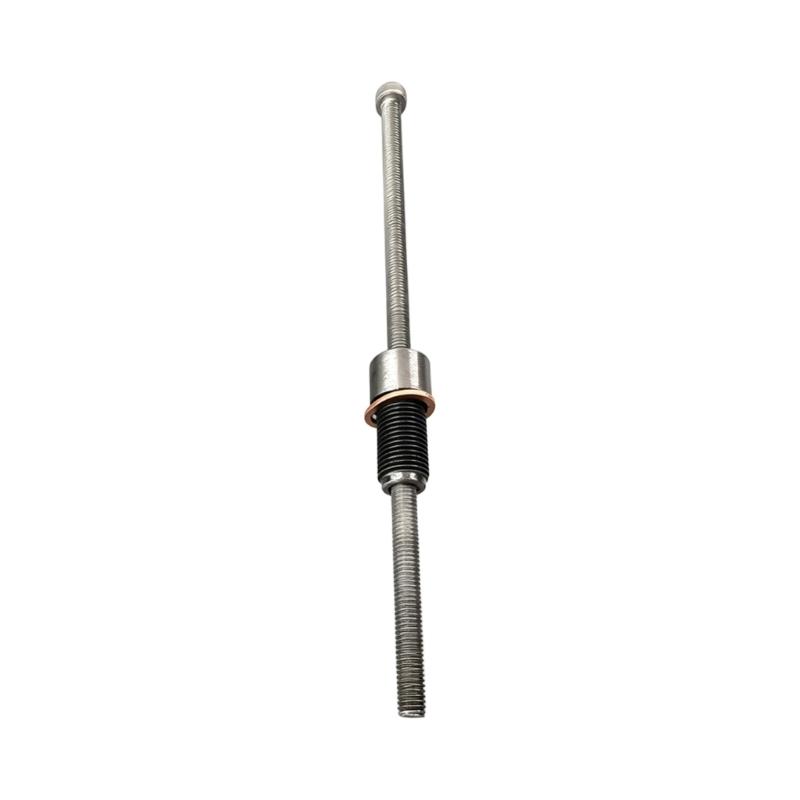 Stem Seal Replacement Tool with Threaded Rod and Contact Face for Controlling Crankshaft Position During Service
