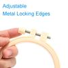20pcs/lot Dia 3.5-10.4inch Adjustable Plastic Embroidery Cross Stitch Hoops Frame Hoops Craft Embroidery Tools