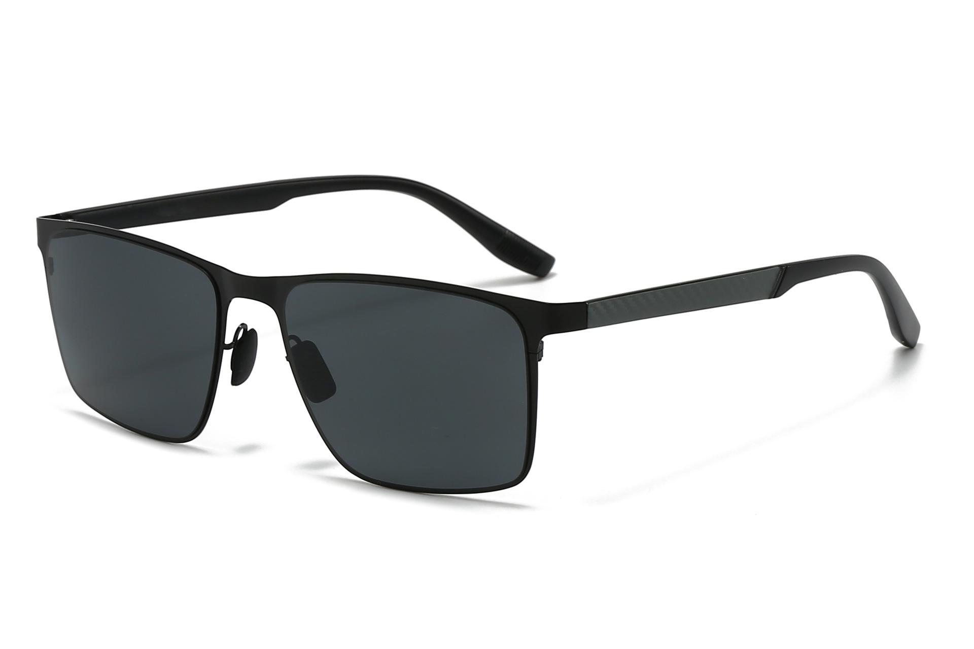 2026 Men s European & American Fashion Square Frame Polarized Sunglasses - Outdoor Driving & Sun Protection