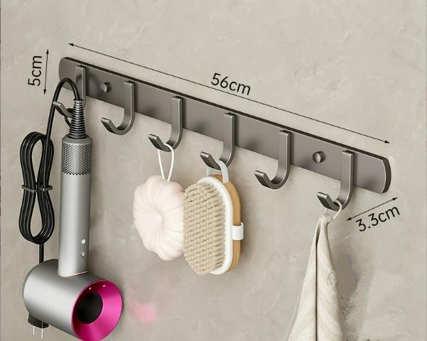 Gray Towel Hanger Clothes Hat Hook Row Vintage Robe Hook Bathroom Robe Hook Bath Hardware Set Kitchen Hanger