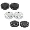 2Pcs Motorcycle Frame Hole Cover Cap Replaces 54mm for Harley X350 Black