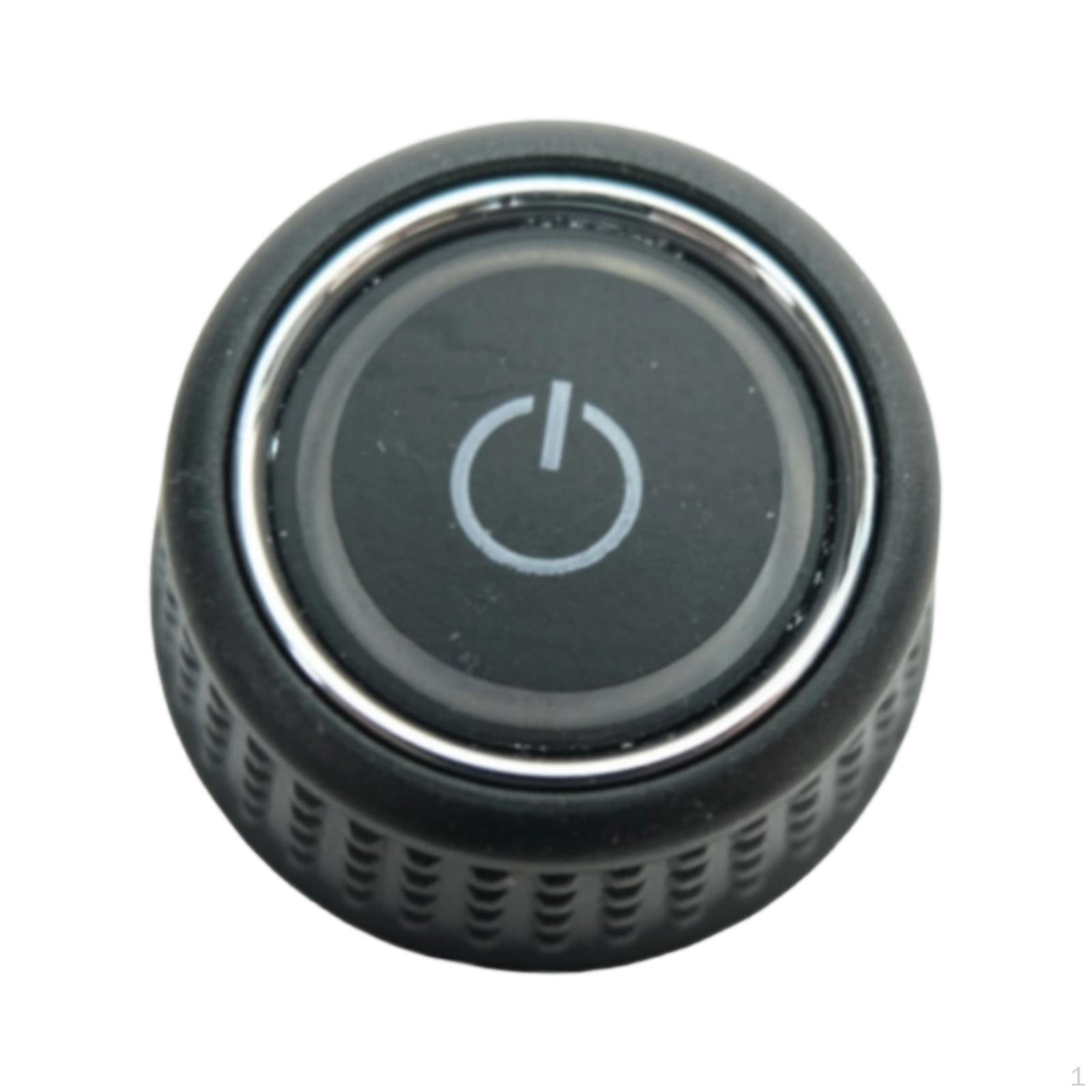 

Автомобільна радіо ручка перемикач кнопка чорна 6C0919603 аксесуар сумісний для фітингів запасні частини Left Side