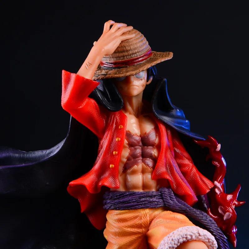 New One Piece Luffy Anime Figure Monkey D. Luffy Action Figurine 25cm PVC Collectible Model Doll Toys Gift