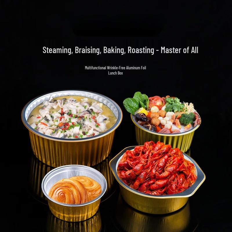 MDNG Disposable Tin Foil Bowl with Lids