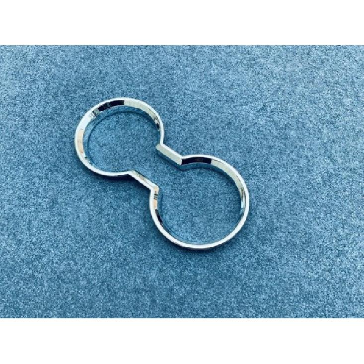 Front Holder Water Cup Frame Cover Trim For - Honda Civic Chrome 1pcs