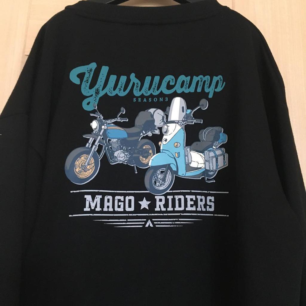 [USED] Sweatshirt, 3L, Vino, Grandson Riders, Yurucamp, fleece-lined