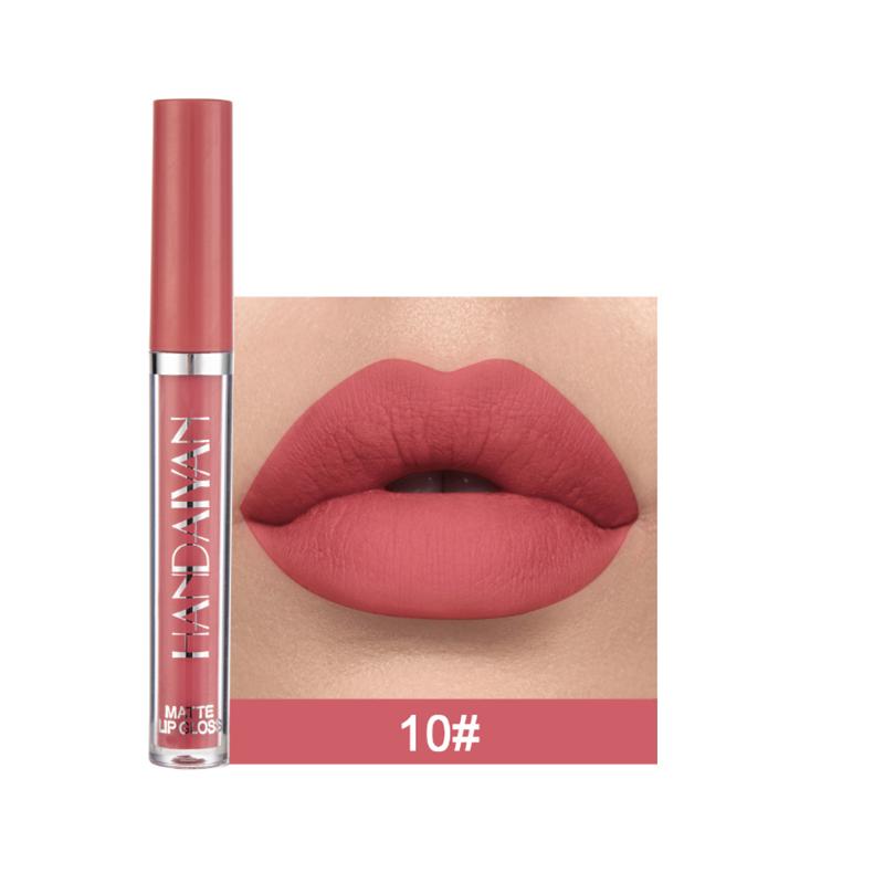 12 Colors Velvet Lipstick Matte Liquid Lipstick Waterproof & Long-Lasting Lip Gloss Non-Sticky Hydrating Formula Lip Glaze Ideal Gift for Women