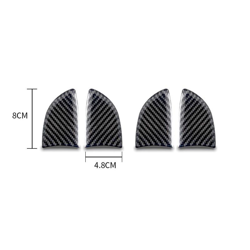 Car Door Handle Windows Control Panel Decorative Cover Trim Strips Carbon Fiber Sticker For Lexus NX200 Car Interior