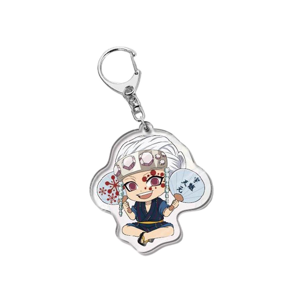 Cartoon Anime Movie Transparent Acrylic Keychain Pendant, Exquisite Gift Hanging Accessories For Backpacks