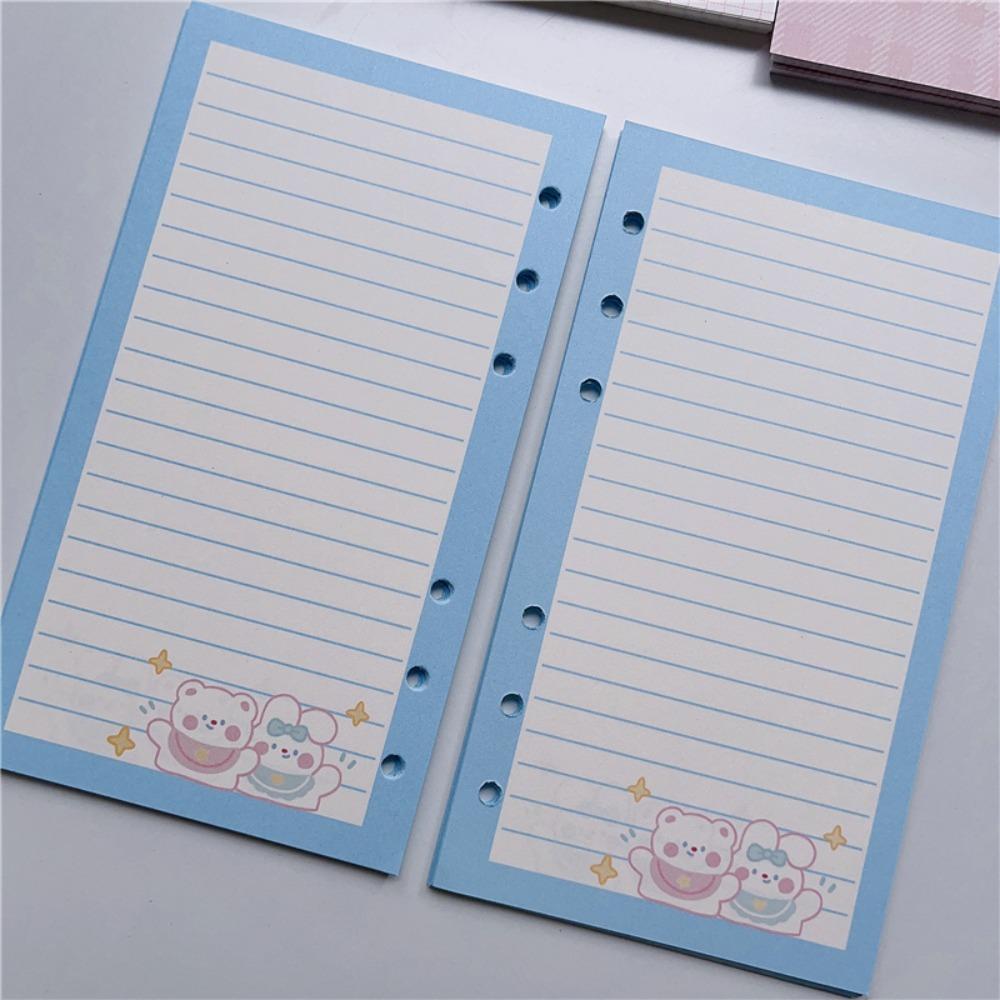 45 Sheets Inner Refill Spiral Binder Paper Heart Notebook Index Inside Page Kids Student Gifts