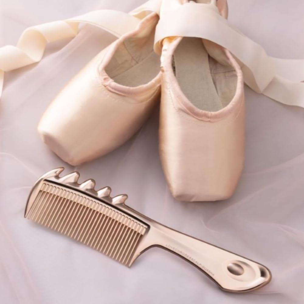 Love Chrome K24GP Scalp Guasha Rose Gold [Official Shop] Beautiful Hair Comb for Going Out/LOVECHROME K24GP SCALP-GUASHA ROSE GOLD