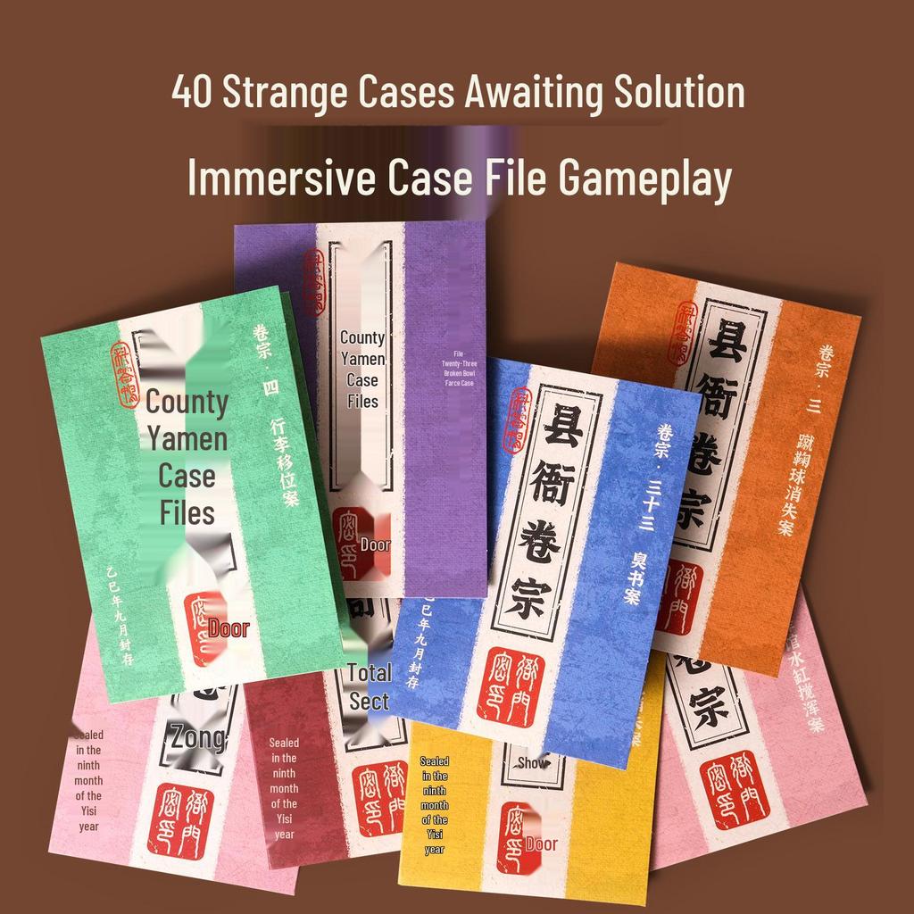 Ke Da Ya Čínský detektiv: Interaktivní desková hra ve starověkém stylu pro děti